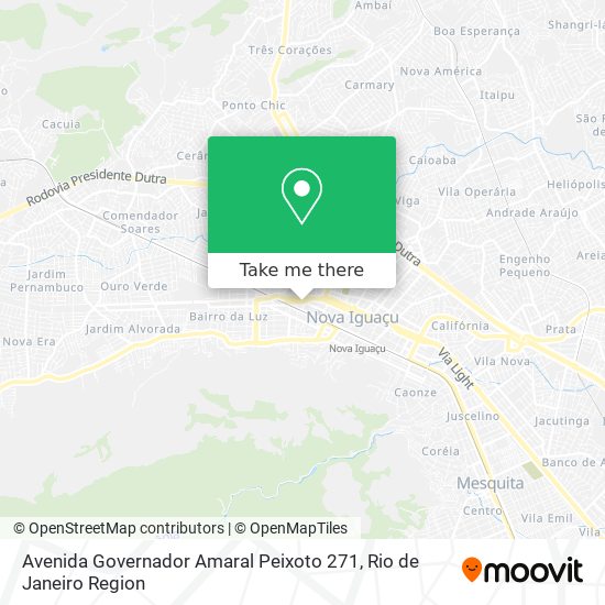 Mapa Avenida Governador Amaral Peixoto 271