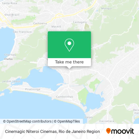 Cinemagic Niteroi Cinemas map