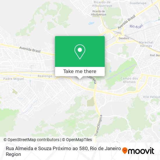 Rua Almeida e Souza Próximo ao 580 map