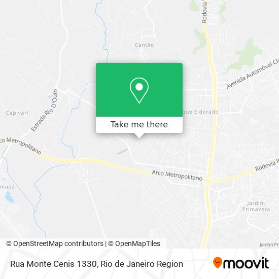 Rua Monte Cenis 1330 map