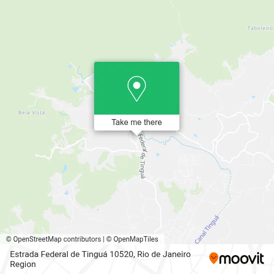 Estrada Federal de Tinguá 10520 map