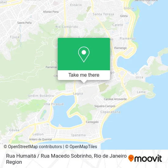 Rua Humaitá / Rua Macedo Sobrinho map