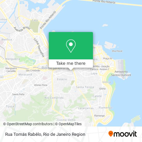 Mapa Rua Tomás Rabêlo