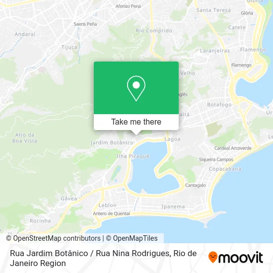 Rua Jardim Botânico / Rua Nina Rodrigues map