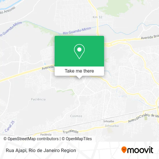 Rua Ajapi map