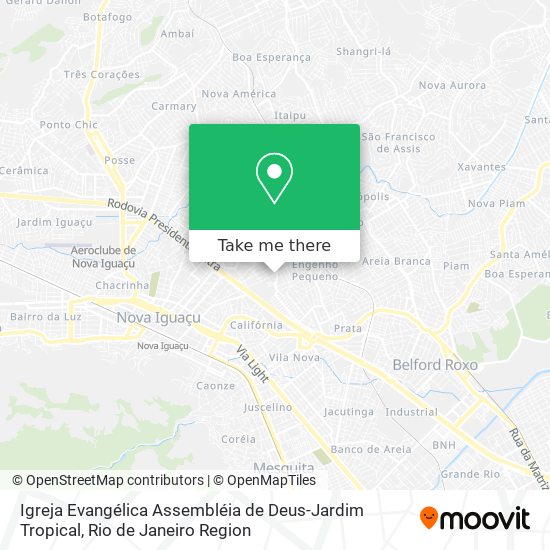 Igreja Evangélica Assembléia de Deus-Jardim Tropical map