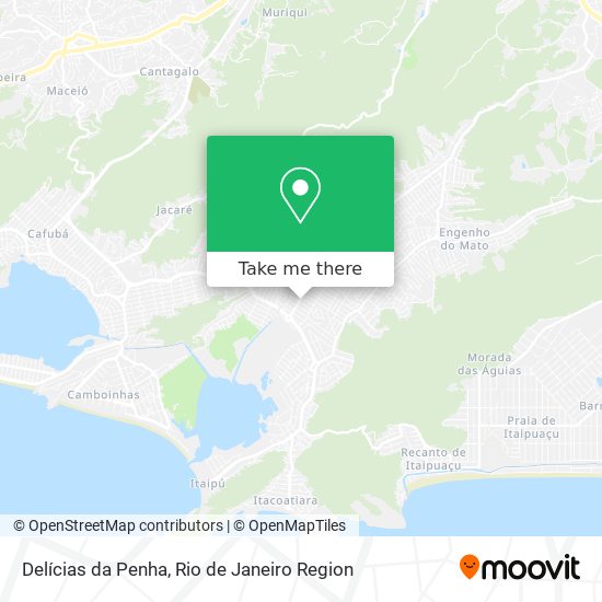 Delícias da Penha map