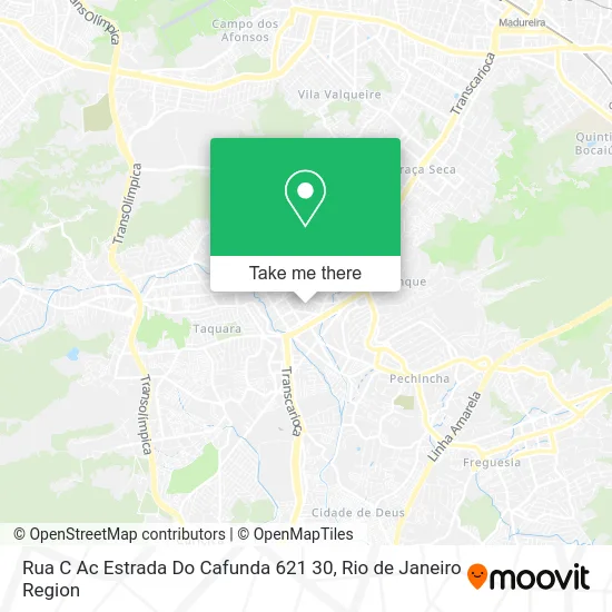 Rua C Ac Estrada Do Cafunda 621 30 map