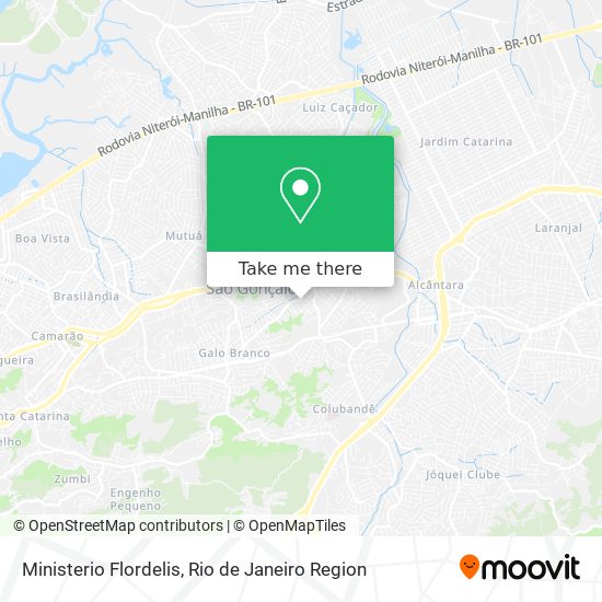 Ministerio Flordelis map