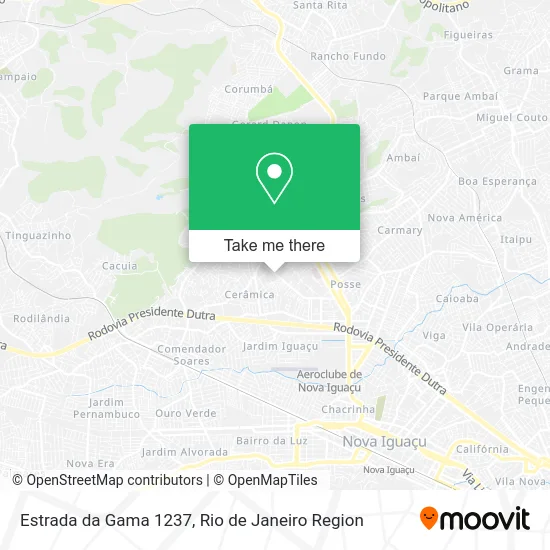 Estrada da Gama 1237 map