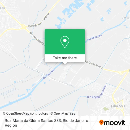 Rua Maria da Glória Santos 383 map