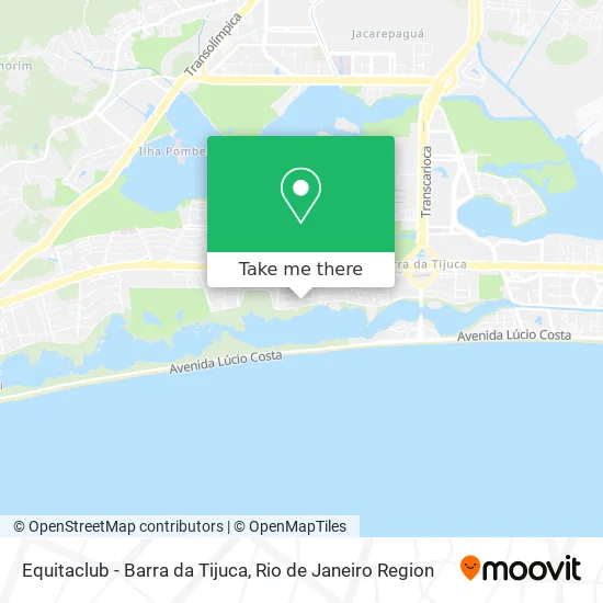 Equitaclub - Barra da Tijuca map