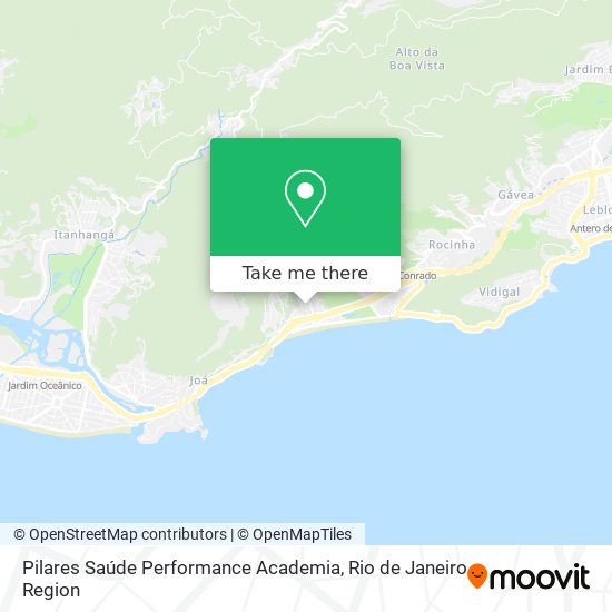 Pilares Saúde Performance Academia map