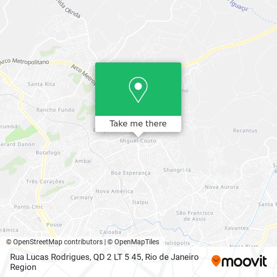 Rua Lucas Rodrigues, QD 2 LT 5 45 map