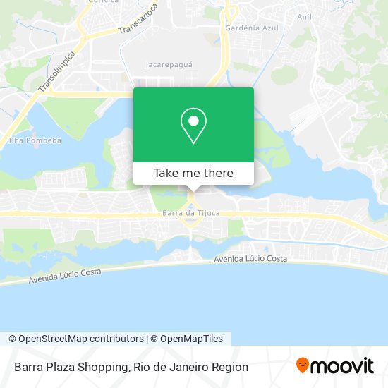 Mapa Barra Plaza Shopping