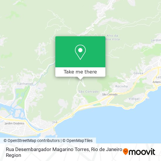 Mapa Rua Desembargador Magarino Torres