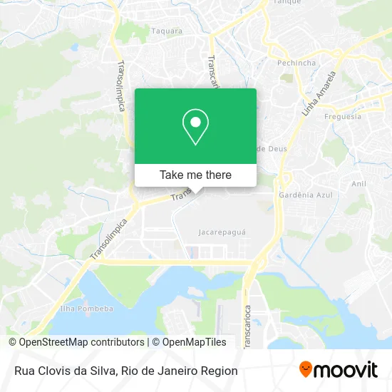 Rua Clovis da Silva map
