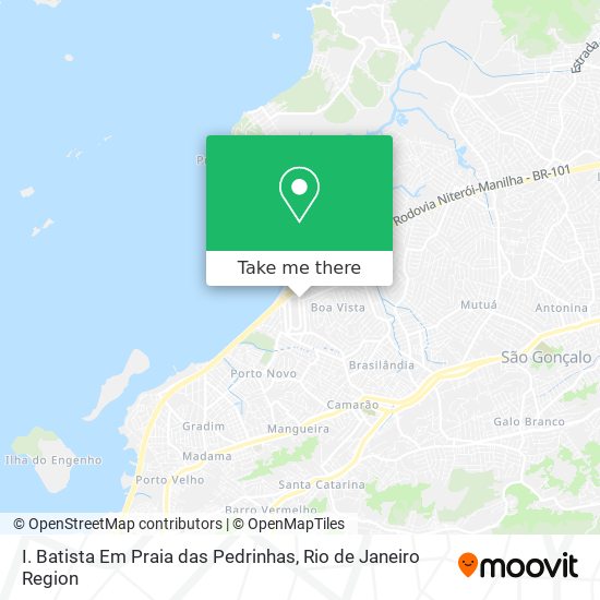 I. Batista Em Praia das Pedrinhas map