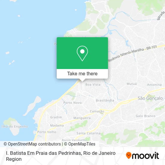 I. Batista Em Praia das Pedrinhas map