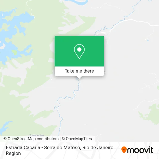 Estrada Cacaria - Serra do Matoso map