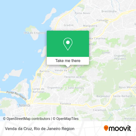 Venda da Cruz map