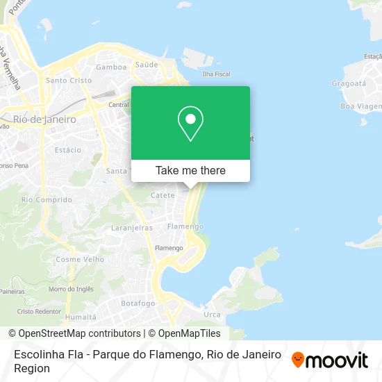 Escolinha Fla - Parque do Flamengo map