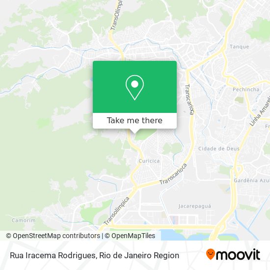 Rua Iracema Rodrigues map