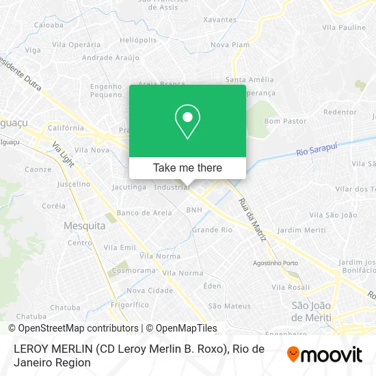 LEROY MERLIN (CD Leroy Merlin B. Roxo) map
