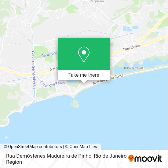 Rua Demóstenes Madureira de Pinho map