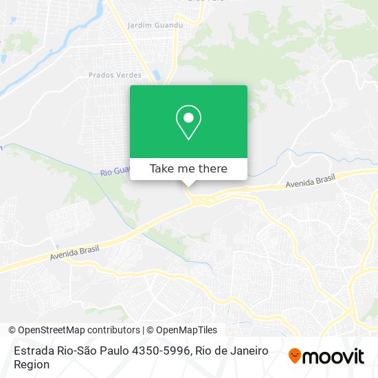 Estrada Rio-São Paulo 4350-5996 map