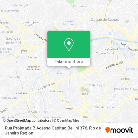 Rua Projetada B Acesso Capitao Bellini 376 map