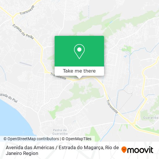 Avenida das Américas / Estrada do Magarça map