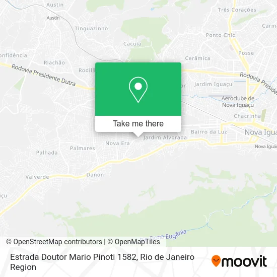 Estrada Doutor Mario Pinoti 1582 map