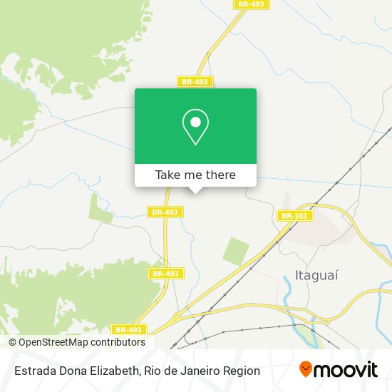 Estrada Dona Elizabeth map