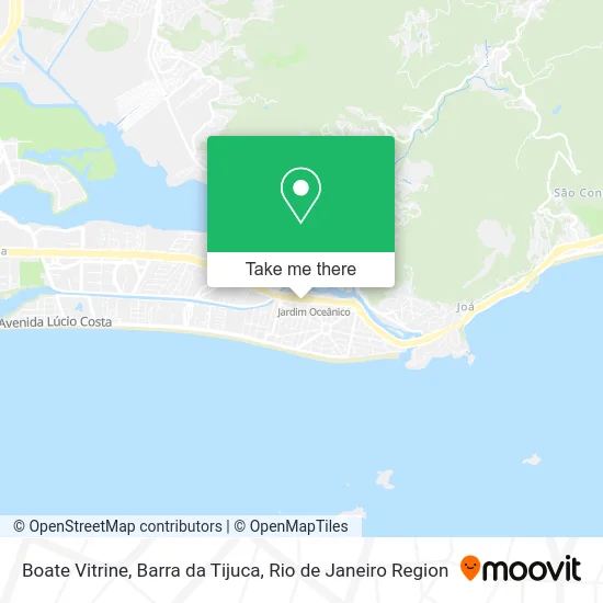 Boate Vitrine, Barra da Tijuca map