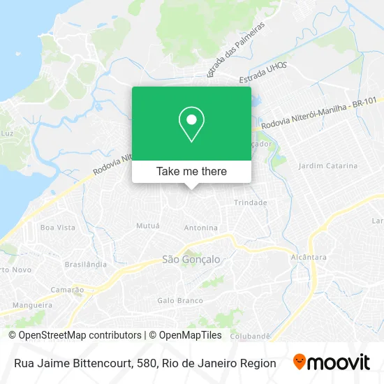 Rua Jaime Bittencourt, 580 map