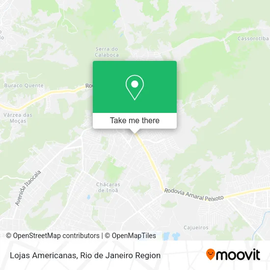 Lojas Americanas map