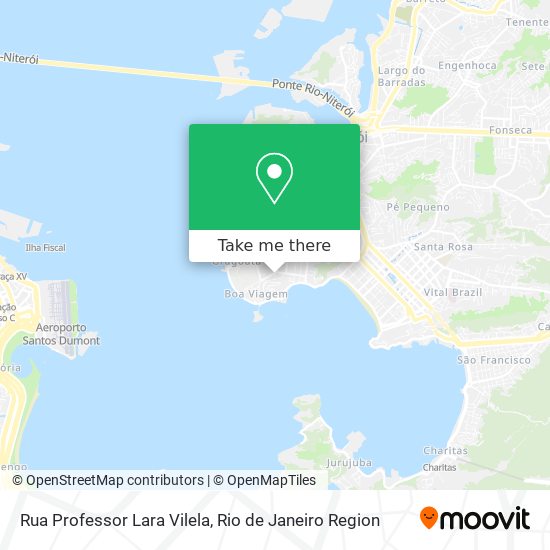 Rua Professor Lara Vilela map