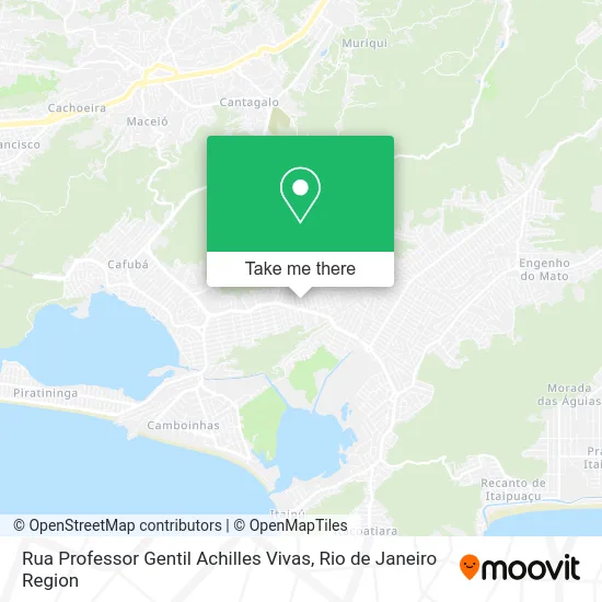 Rua Professor Gentil Achilles Vivas map
