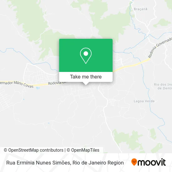 Rua Ermínia Nunes Simões map
