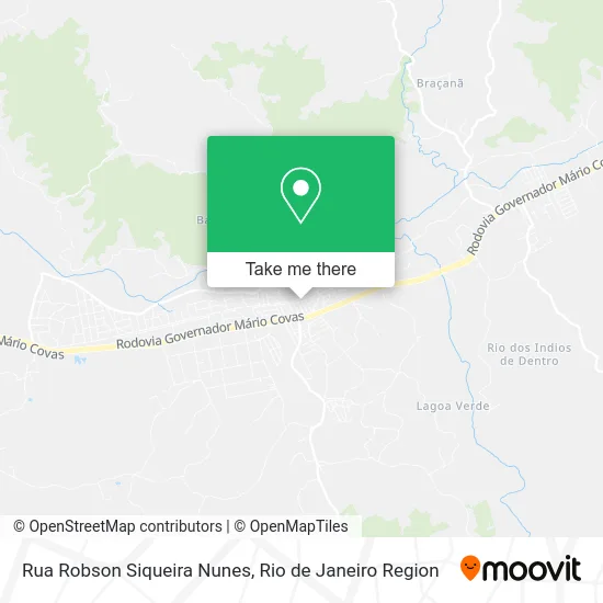 Rua Robson Siqueira Nunes map