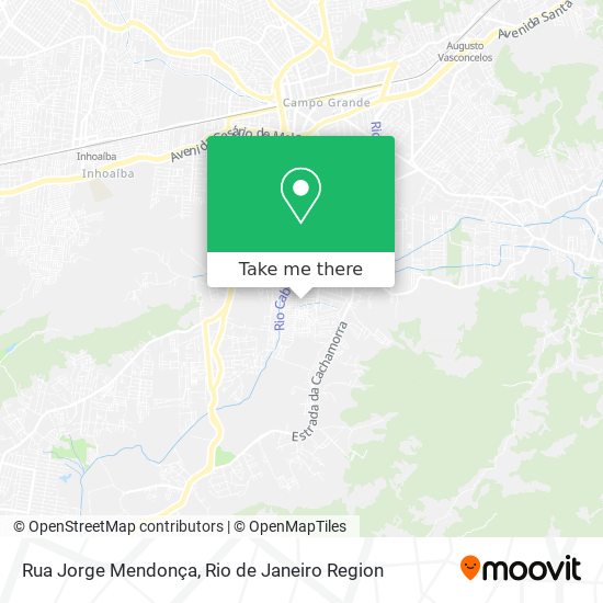 Mapa Rua Jorge Mendonça