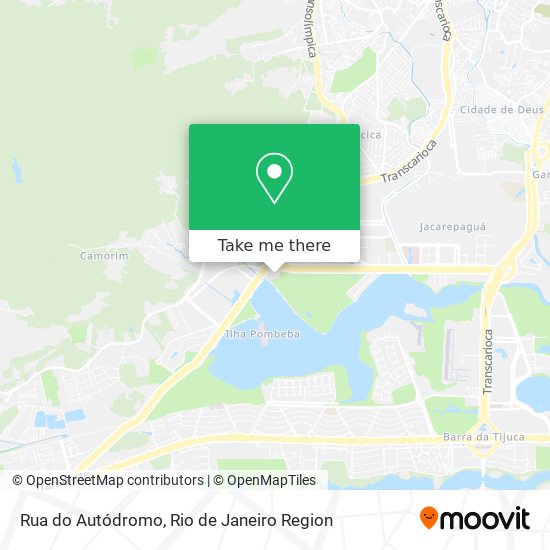 Rua do Autódromo map
