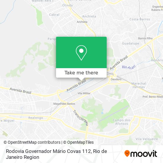Rodovia Governador Mário Covas 112 map