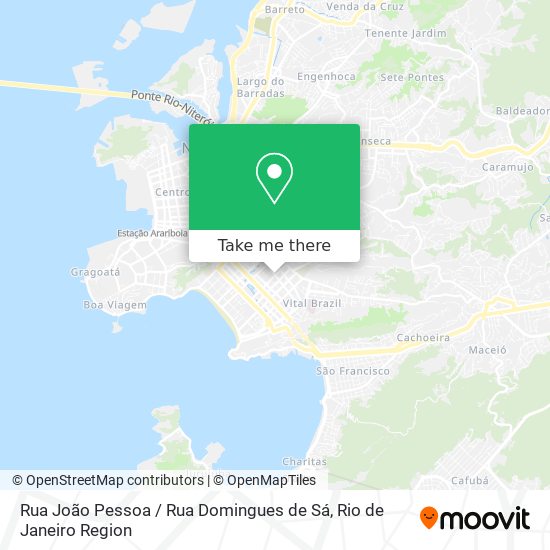 Mapa Rua João Pessoa / Rua Domingues de Sá