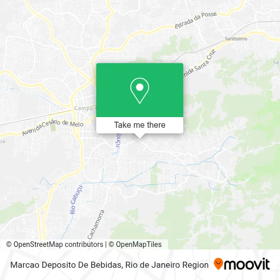 Marcao Deposito De Bebidas map