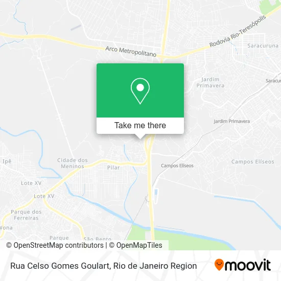 Rua Celso Gomes Goulart map