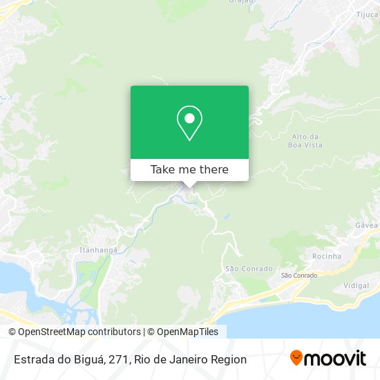 Estrada do Biguá, 271 map