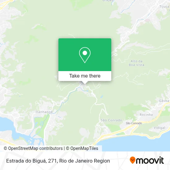 Estrada do Biguá, 271 map