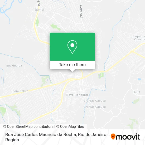 Rua José Carlos Maurício da Rocha map